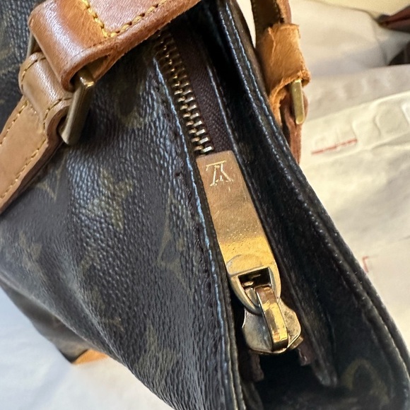 Louis Vuitton Cabas Piano Monogram Canvas Leather Shoulder Bag Authentic DU0072 - Picture 9 of 11